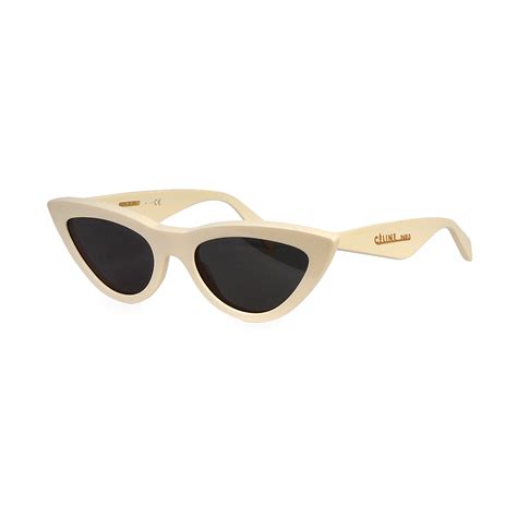 celine sunglasses cat eye white|celine ivory cat eye sunglasses.